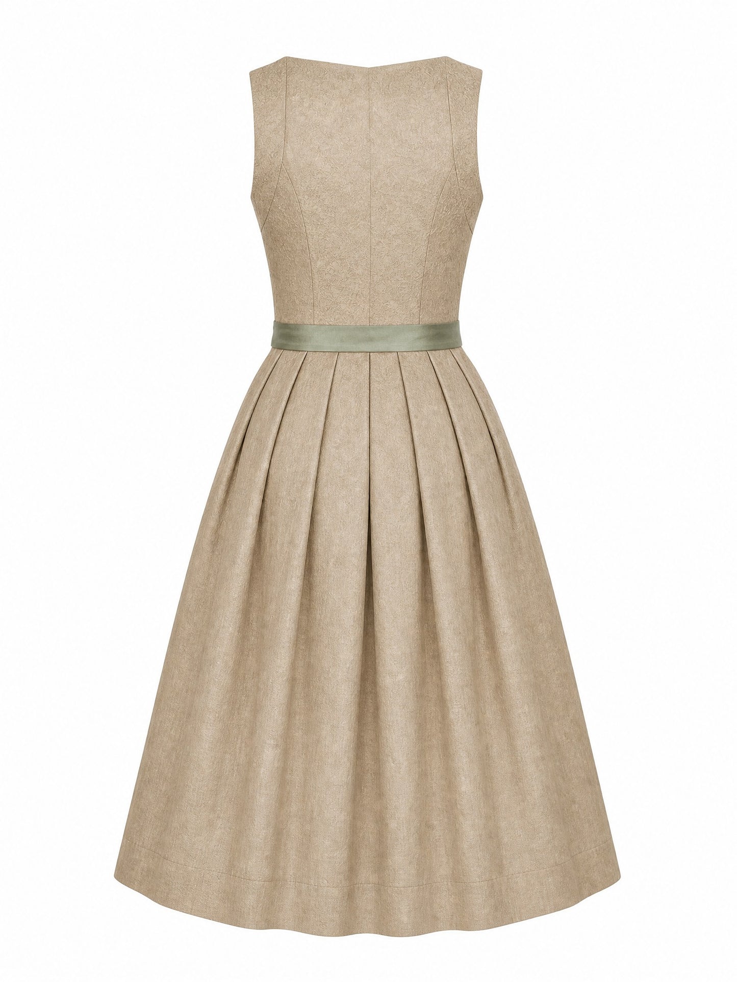 Dirndl Valentina | Tonbeige | Eckig