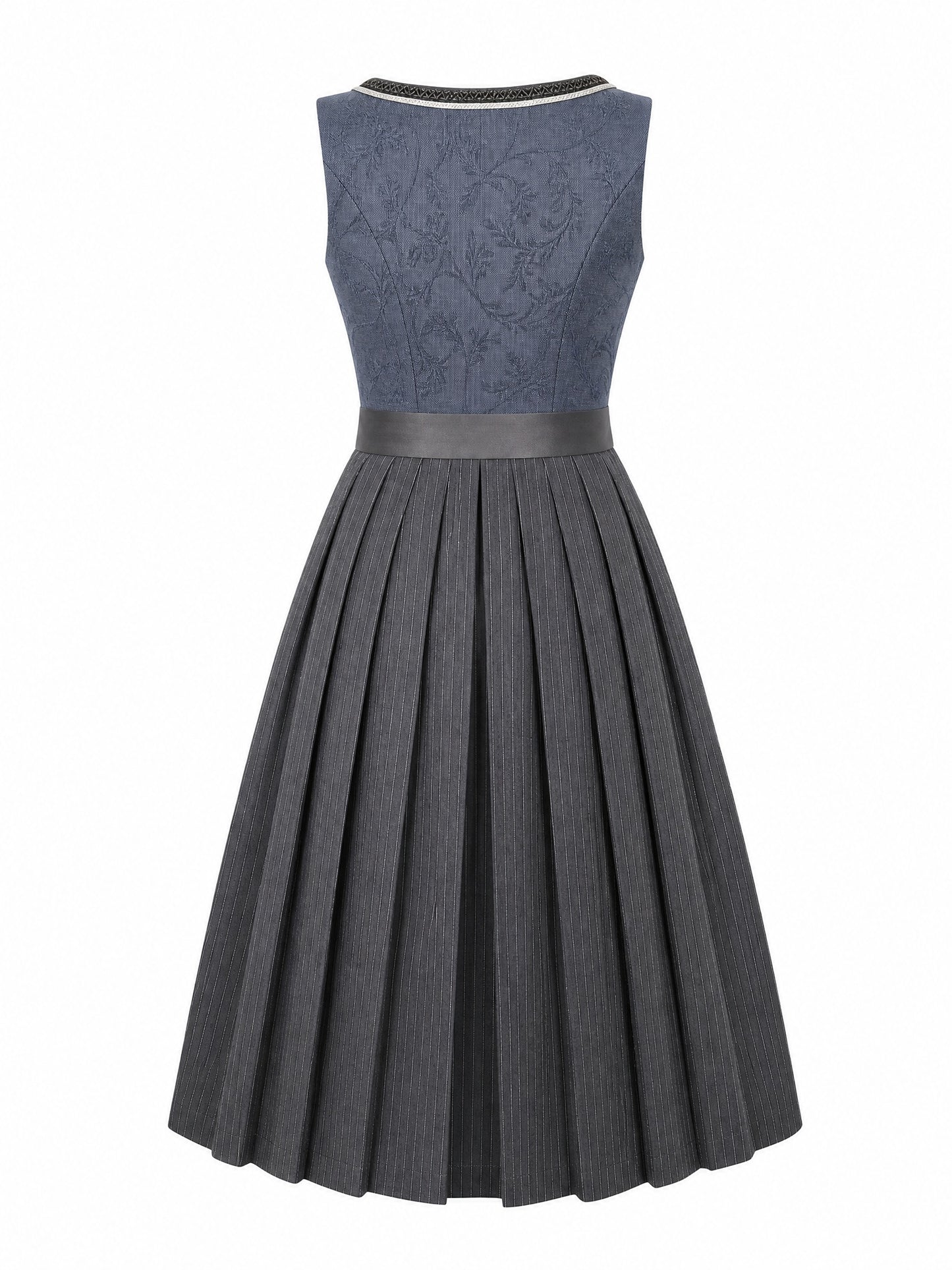 Dirndl Marina | Stahlblau | Herzlinie