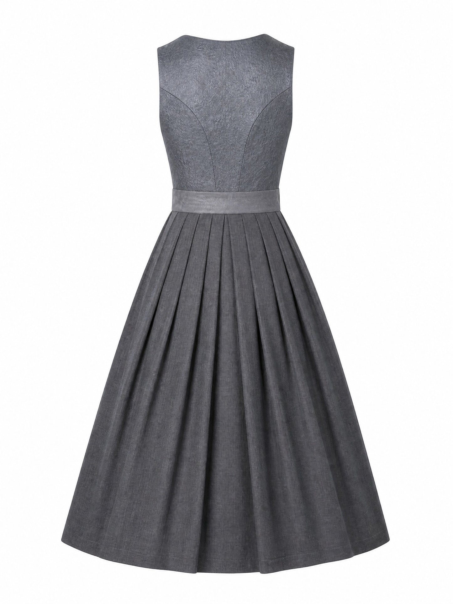 Dirndl Lilia | Schiefergrau | Herzlinie