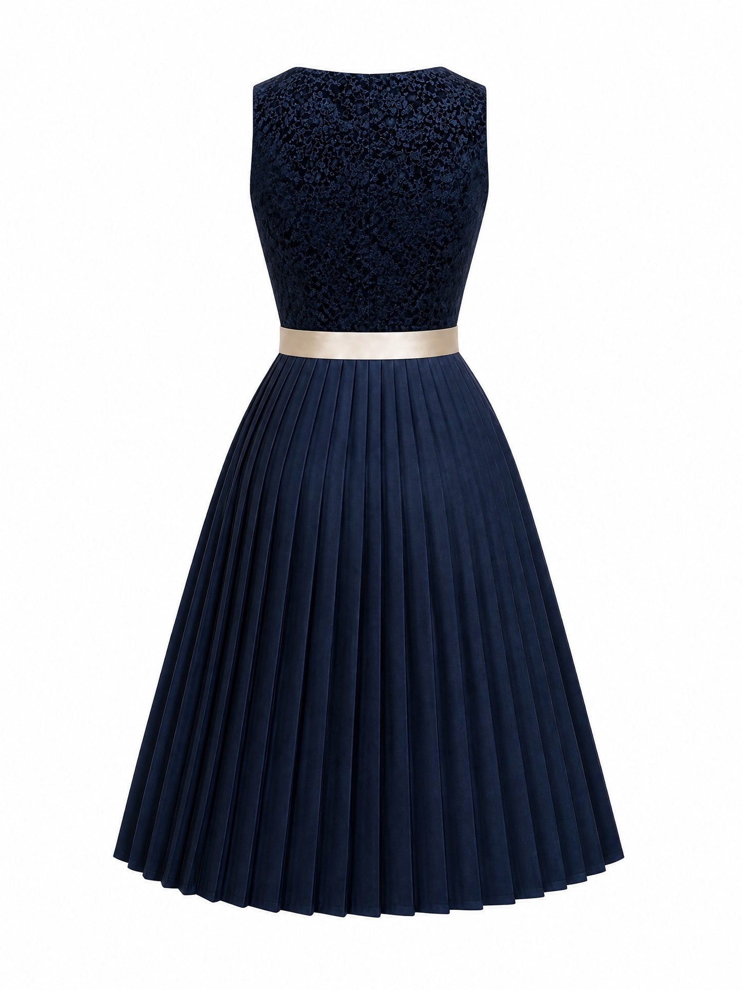 Dirndl Charlotte | Mitternachtsblau | Eckig
