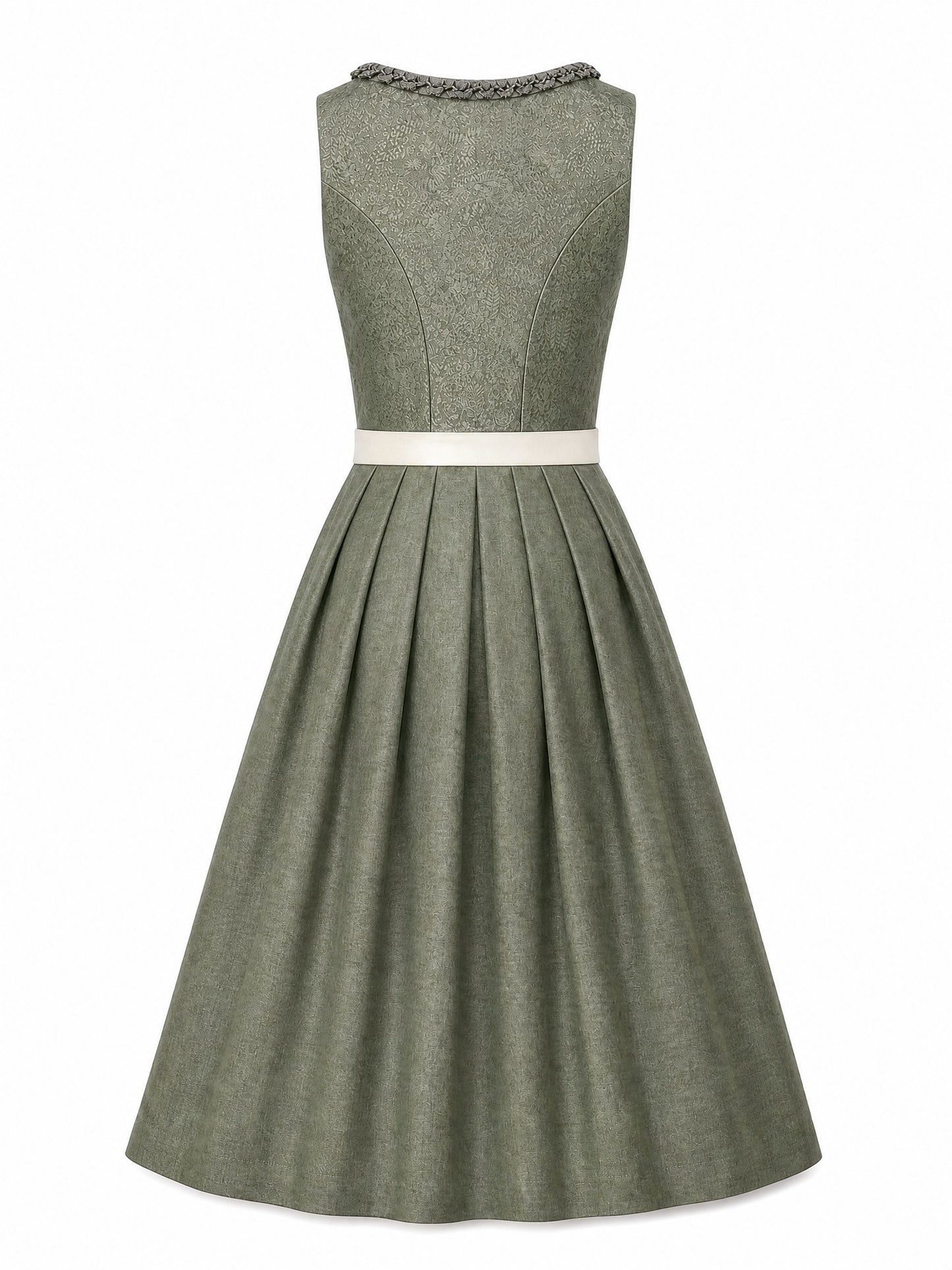 Dirndl Nele | Mineralgrün | Eckig