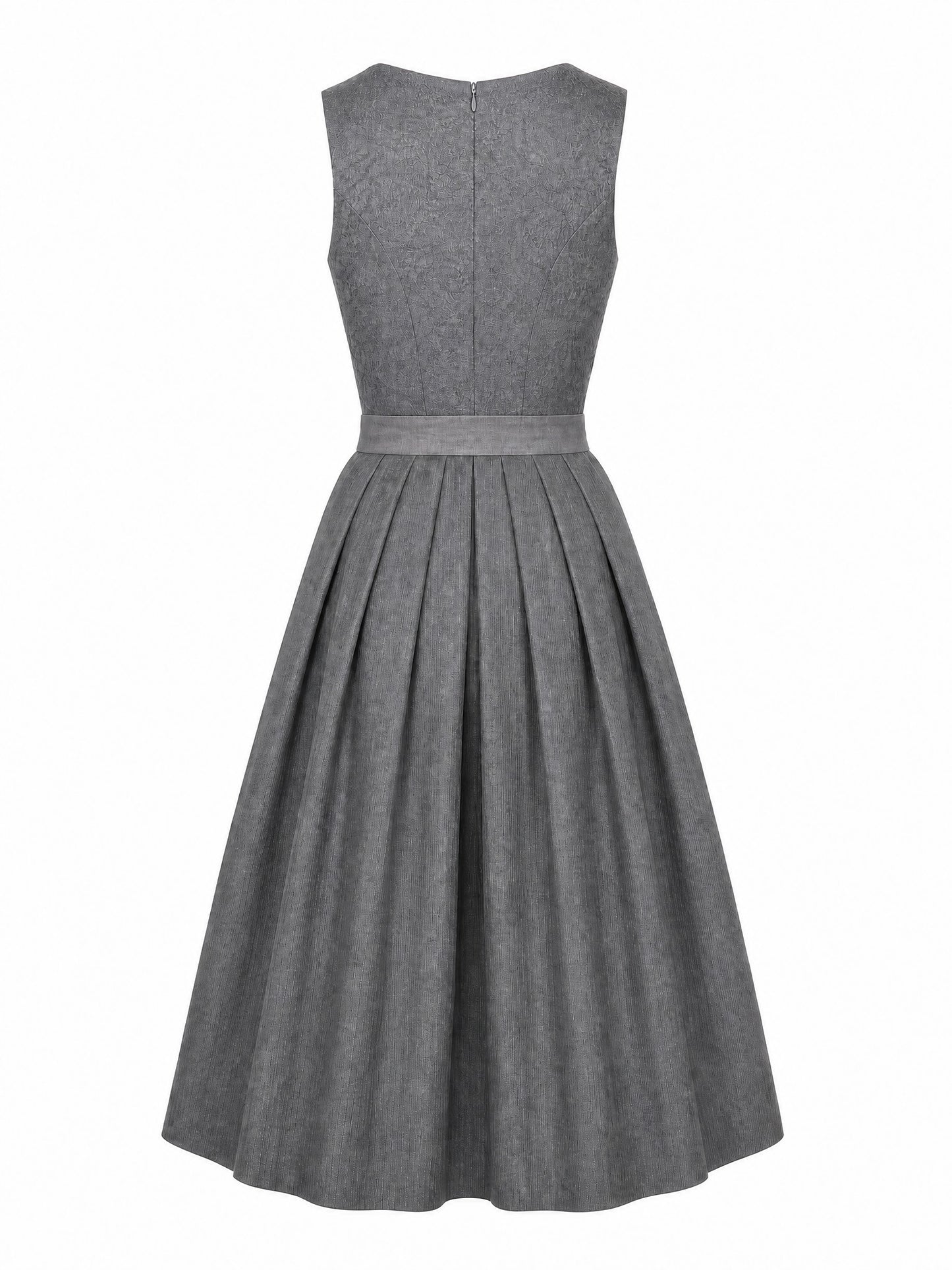 Dirndl Svea | Schiefergrau | Eckig