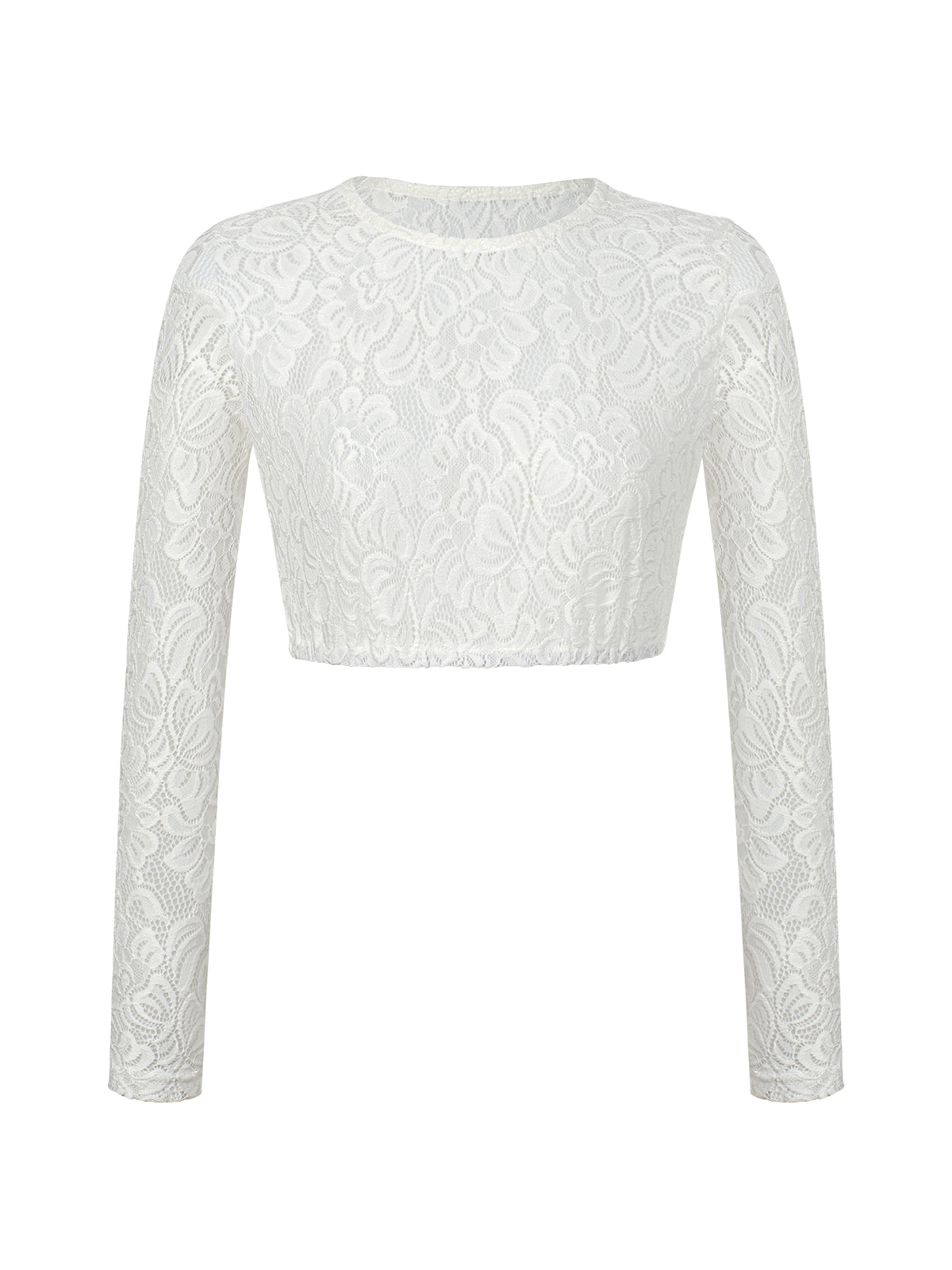 Dirndlbluse Suri in Weiß – langarm mit