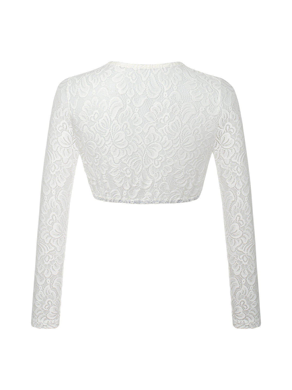 Dirndlbluse Suri in Weiß – langarm mit