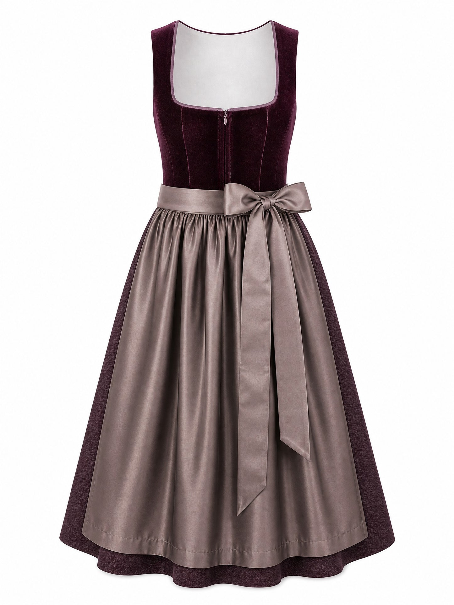 Dirndl Merle | Brombeere | Eckig