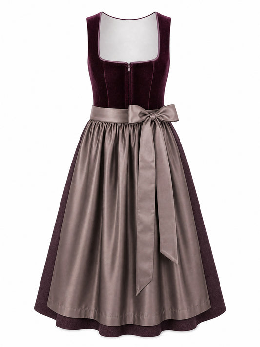 Dirndl Merle | Brombeere | Eckig