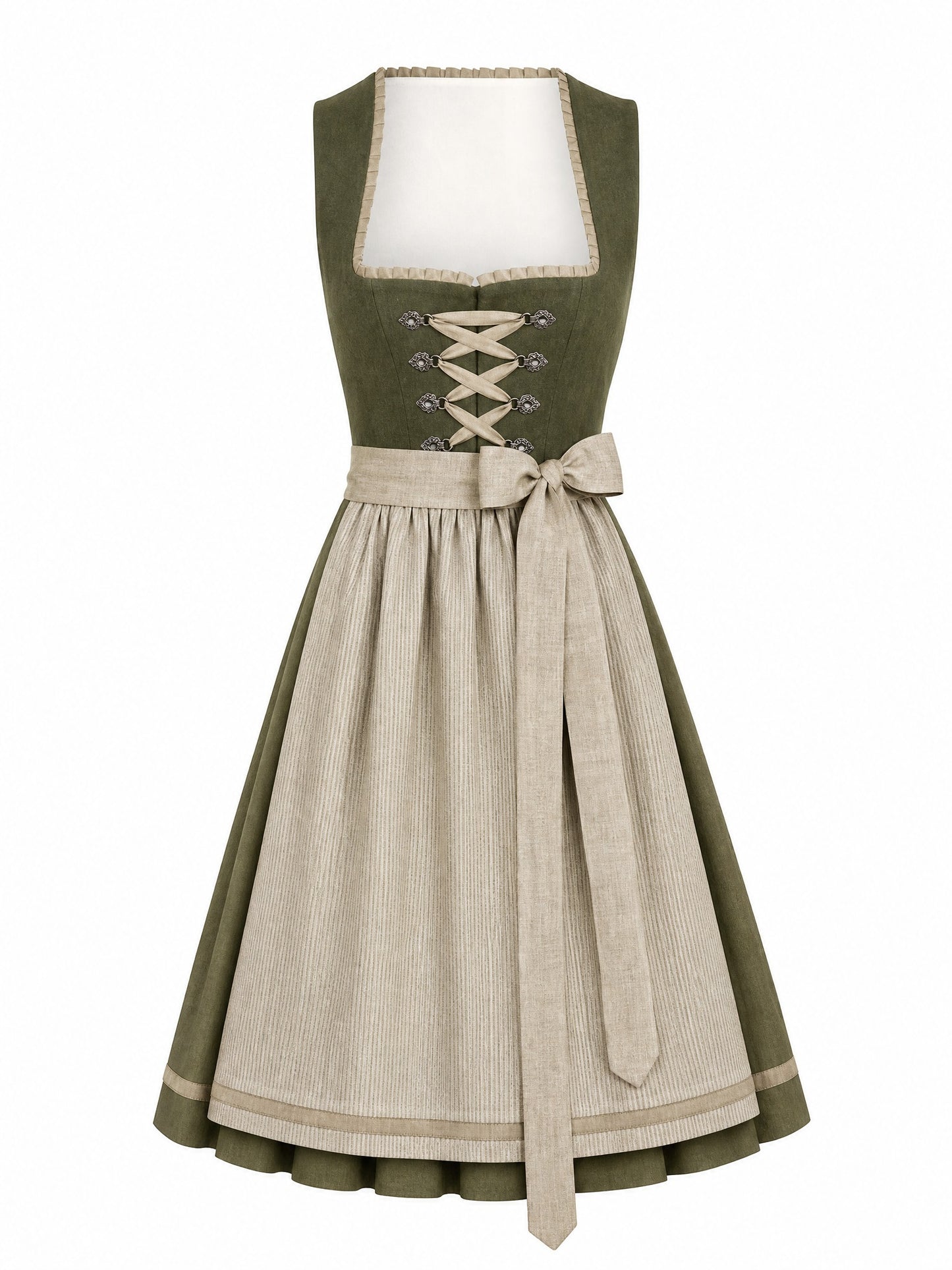 Dirndl Milena | Dunkeloliv | Herzlinie