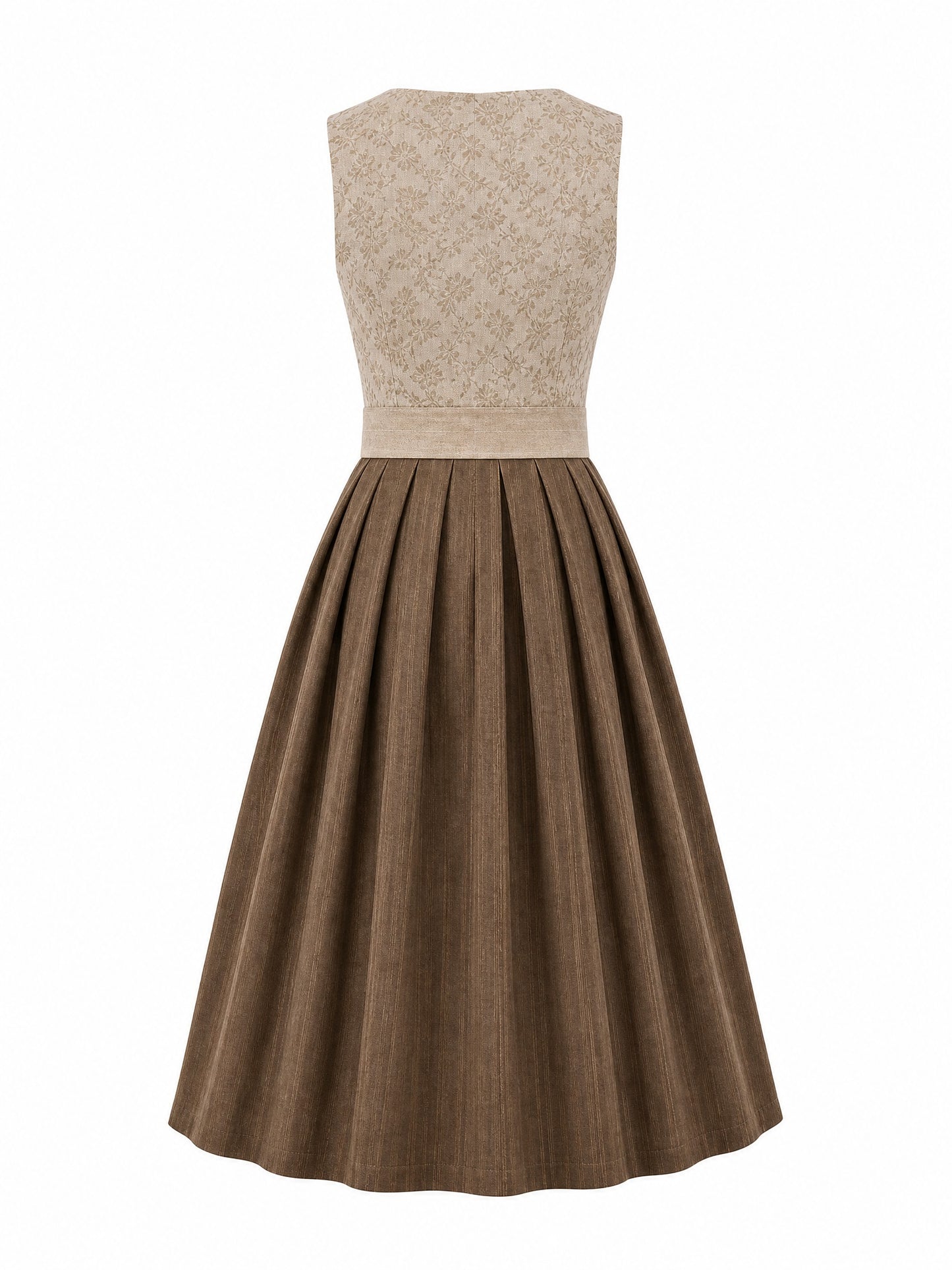 Dirndl Miriam | Haferbeige | Eckig