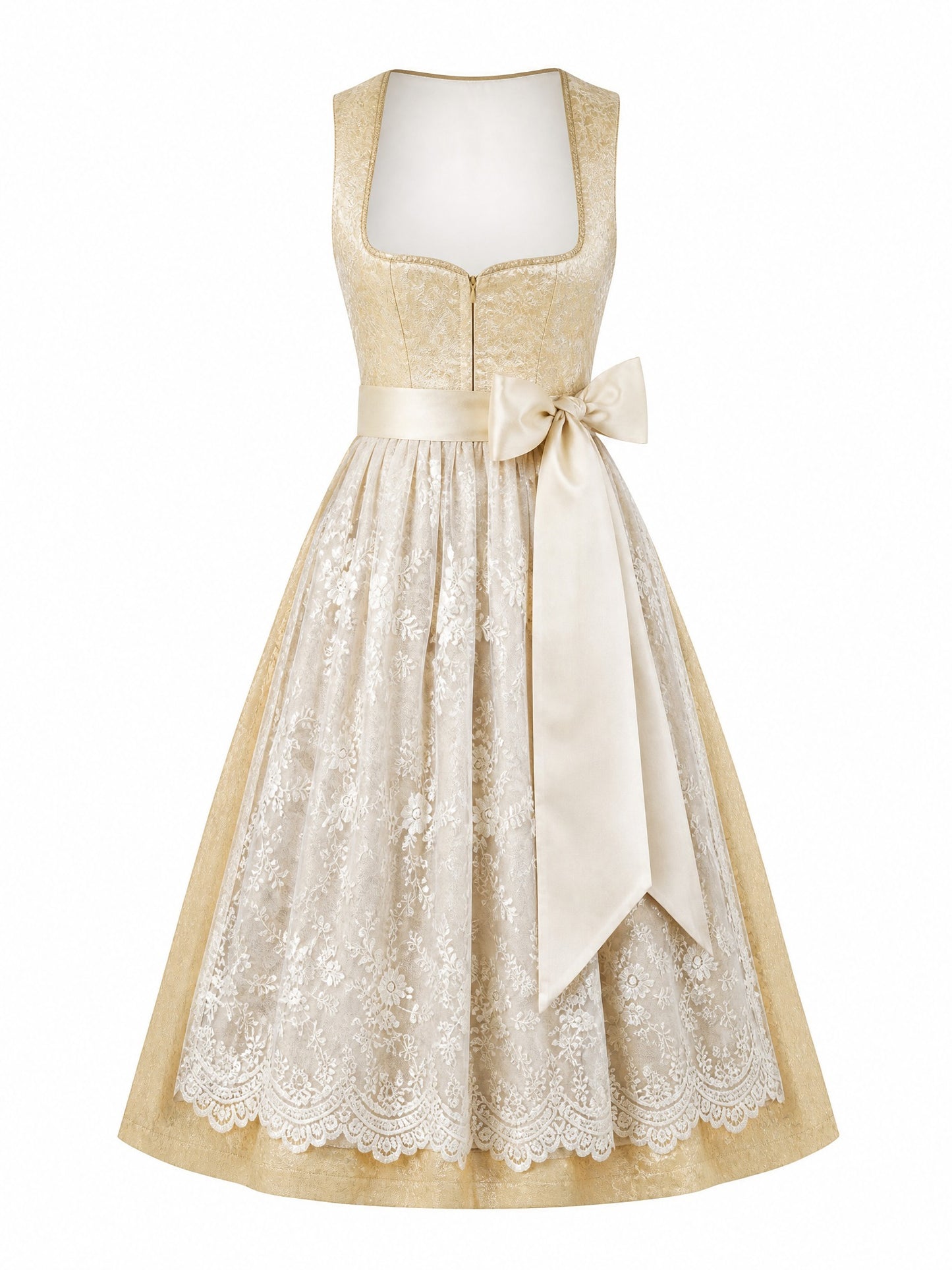 Dirndl Alma | Weizengold | Herzlinie