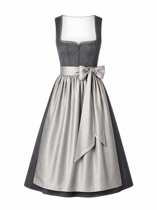 Dirndl Anja | Graphit | Herzlinie