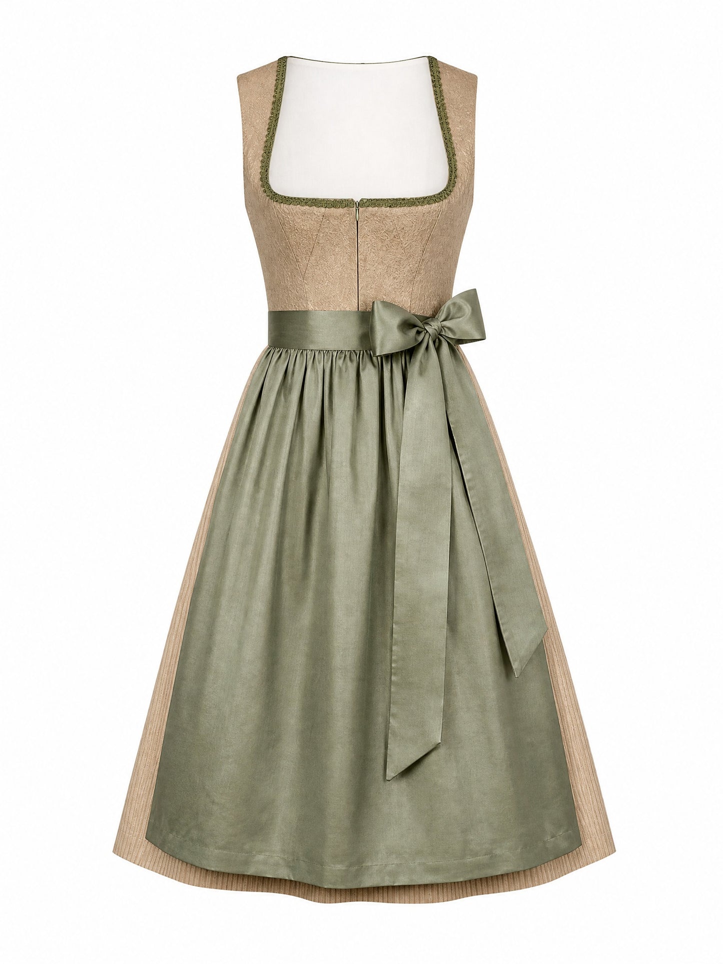 Dirndl Noemi | Tonbeige | Eckig