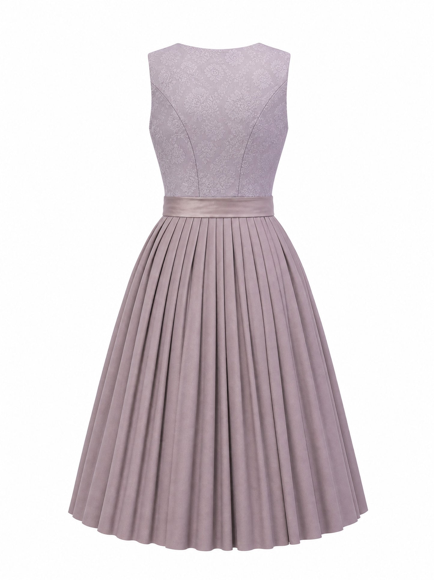 Dirndl Bella | Alt-Lavendel | Eckig