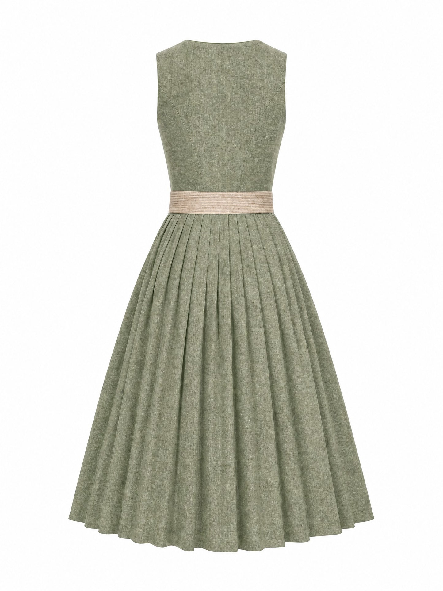 Dirndl Marlene | Eukalyptusgrün | Eckig
