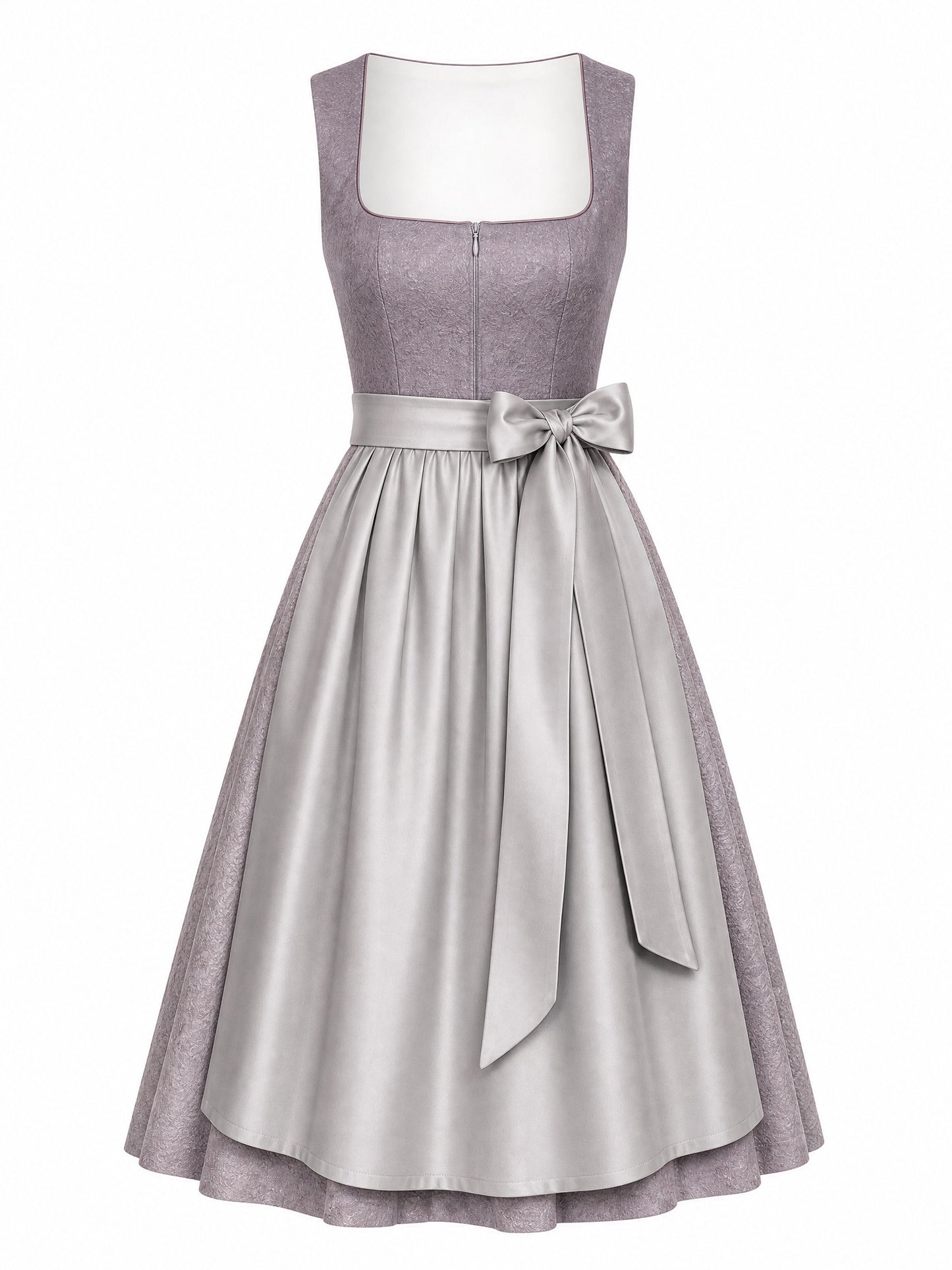 Dirndl Mathilda | Rauchflieder | Eckig