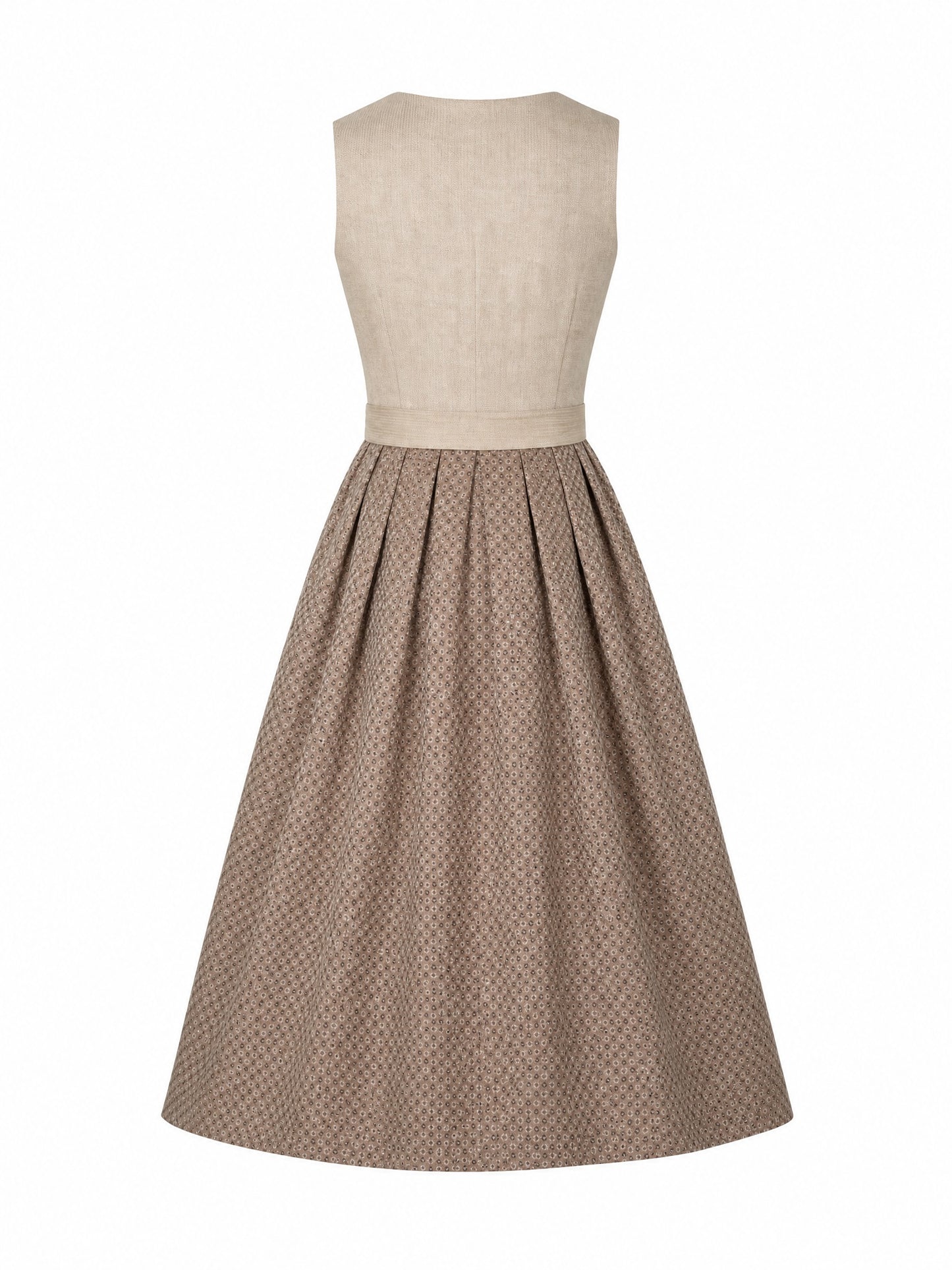 Dirndl Mila | Haferbeige | Eckig