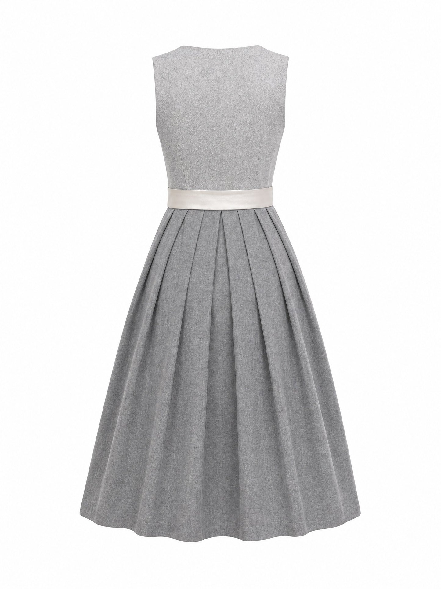 Dirndl Mira | Perlgrau | Eckig