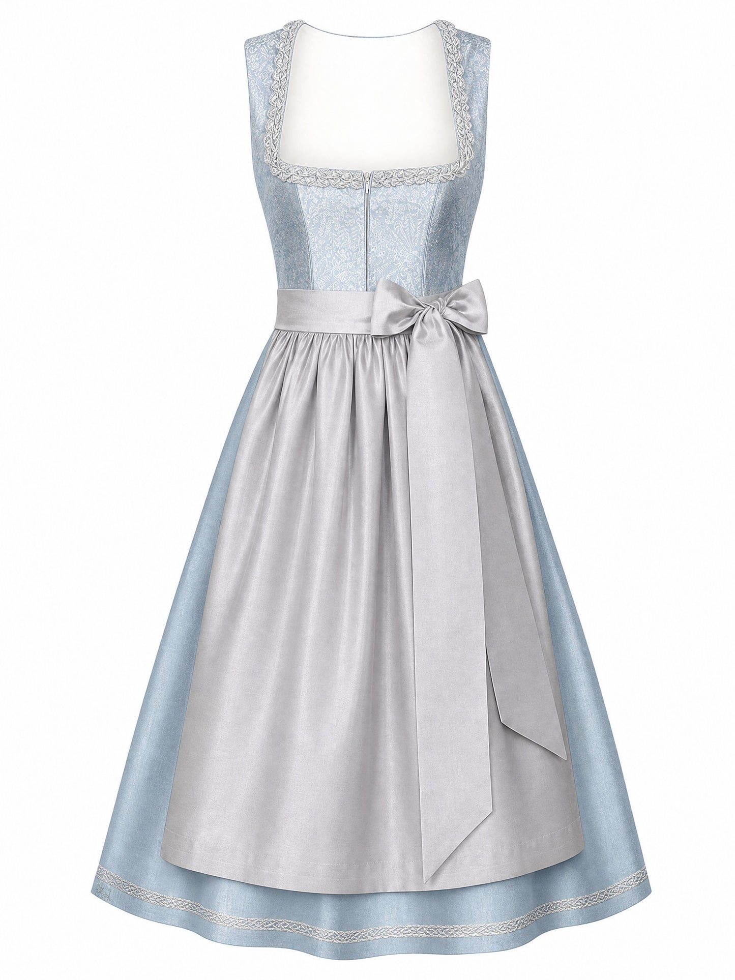 Dirndl Saskia | Tonbeige | Eckig