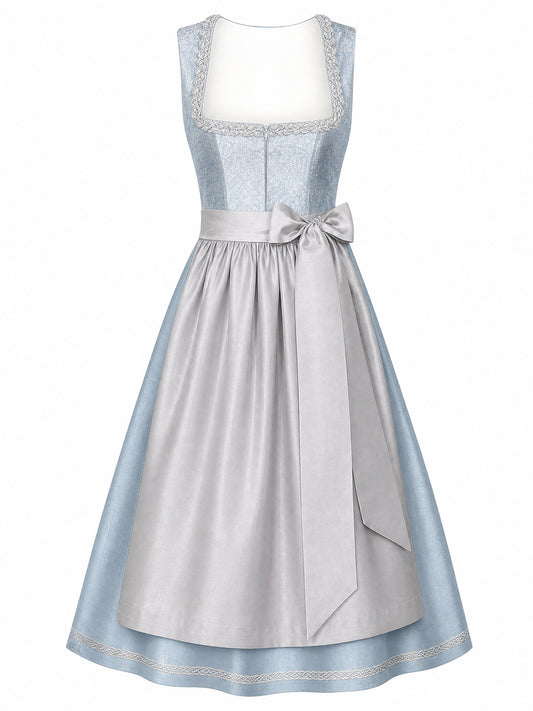 Dirndl Saskia | Tonbeige | Eckig