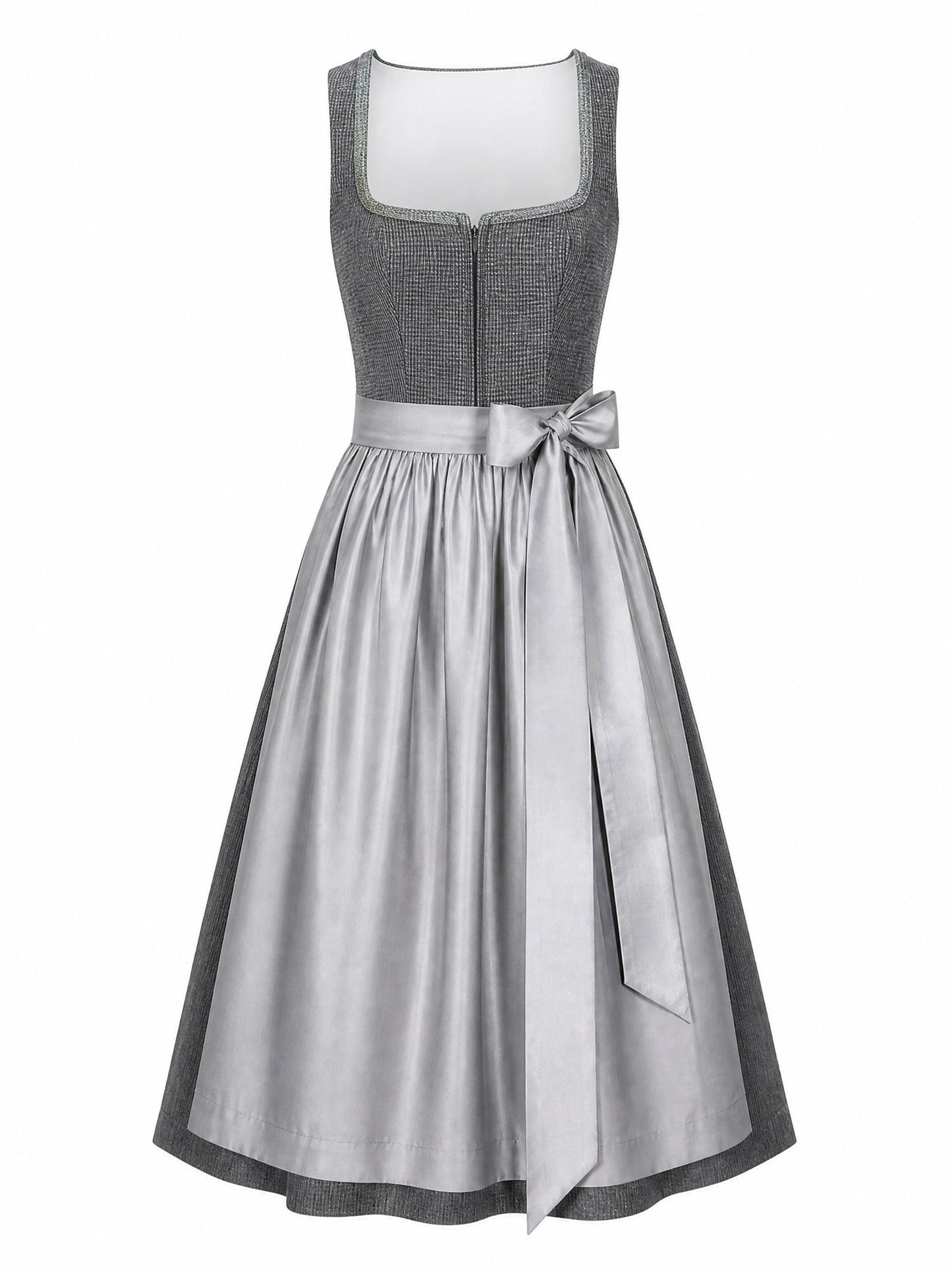 Dirndl Diana | Graphit | Eckig