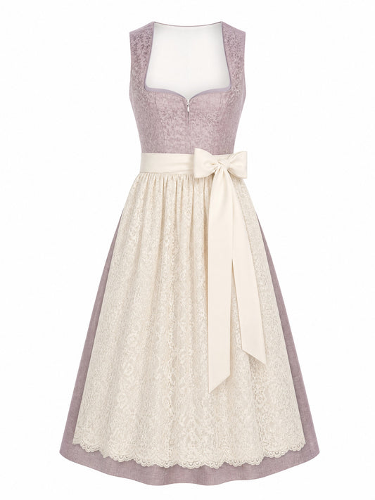 Dirndl Pia | Alt-Lavendel | Herzlinie