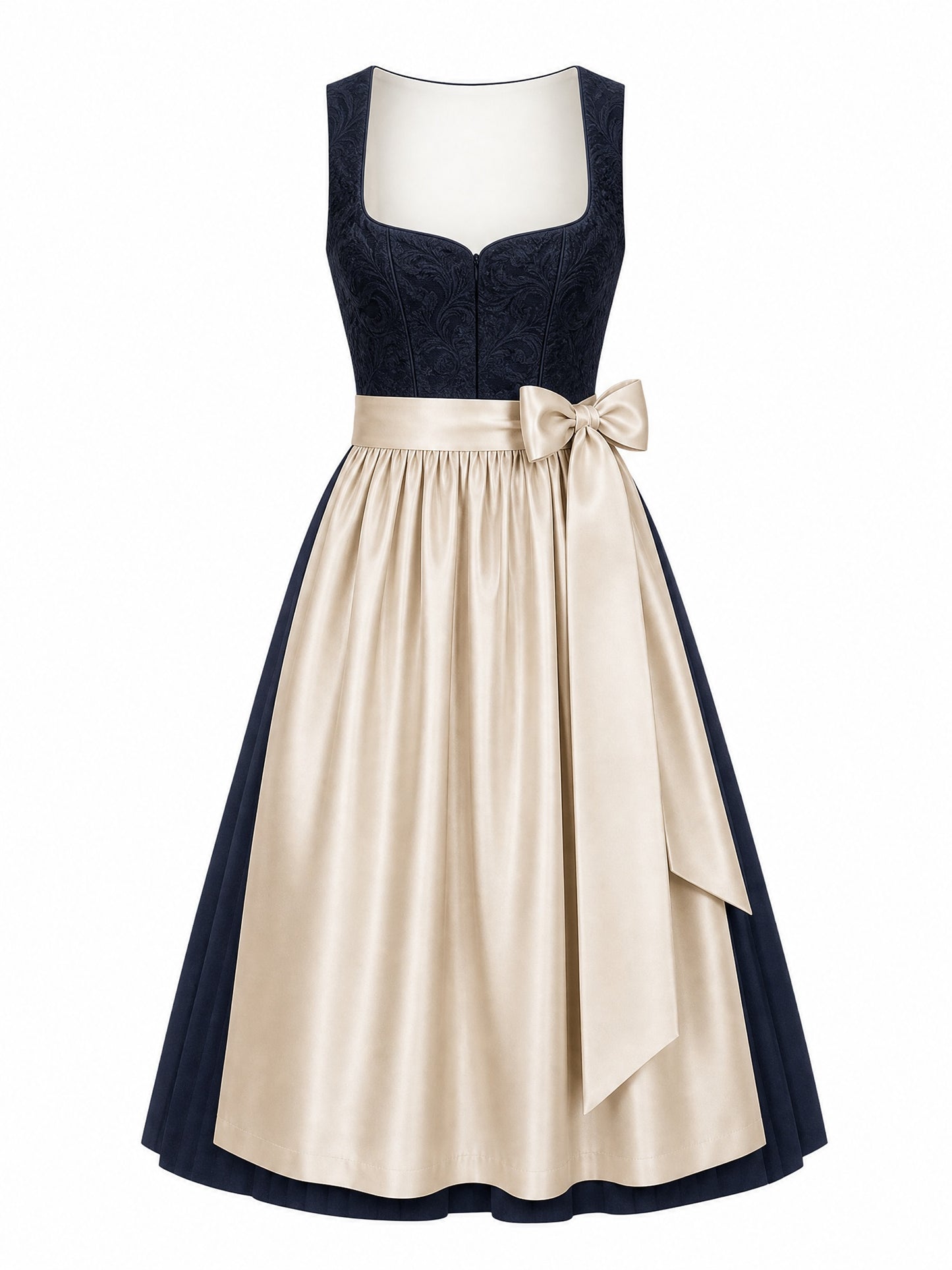 Dirndl Romy | Mitternachtsblau | Herzlinie
