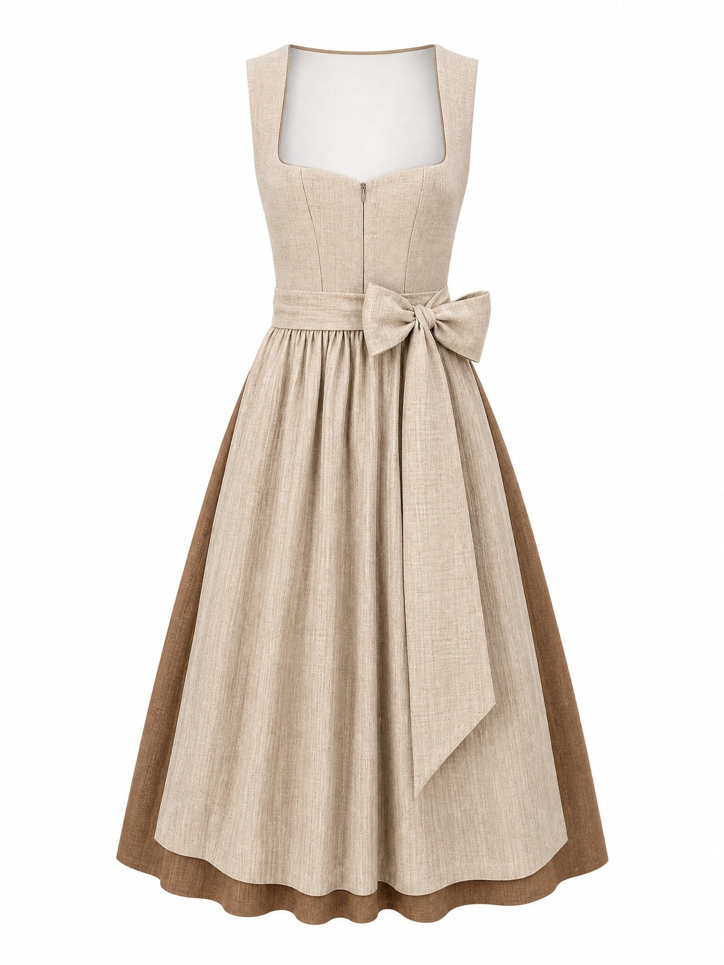 Dirndl Sina | Haferbeige | Herzlinie