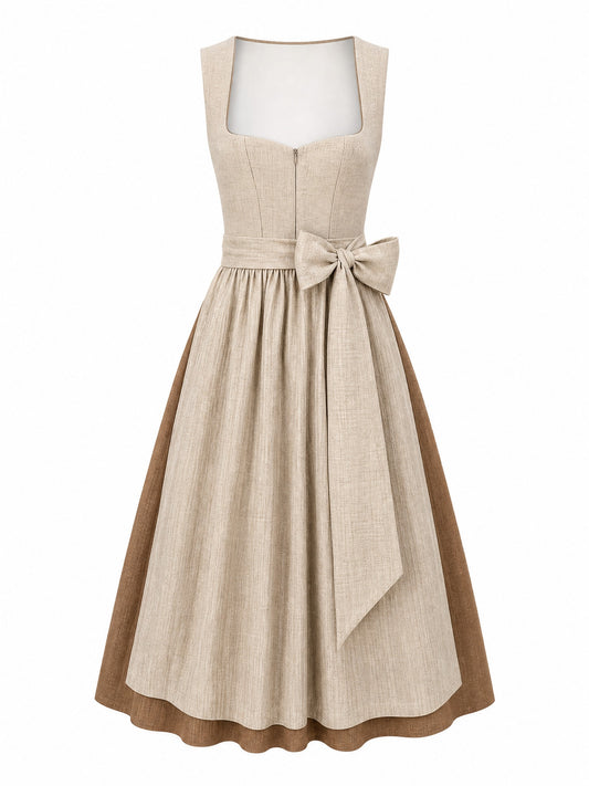 Dirndl Sina | Haferbeige | Herzlinie