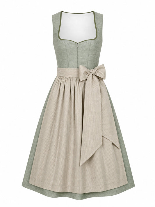Dirndl Ella | Eukalyptusgrün | Herzlinie