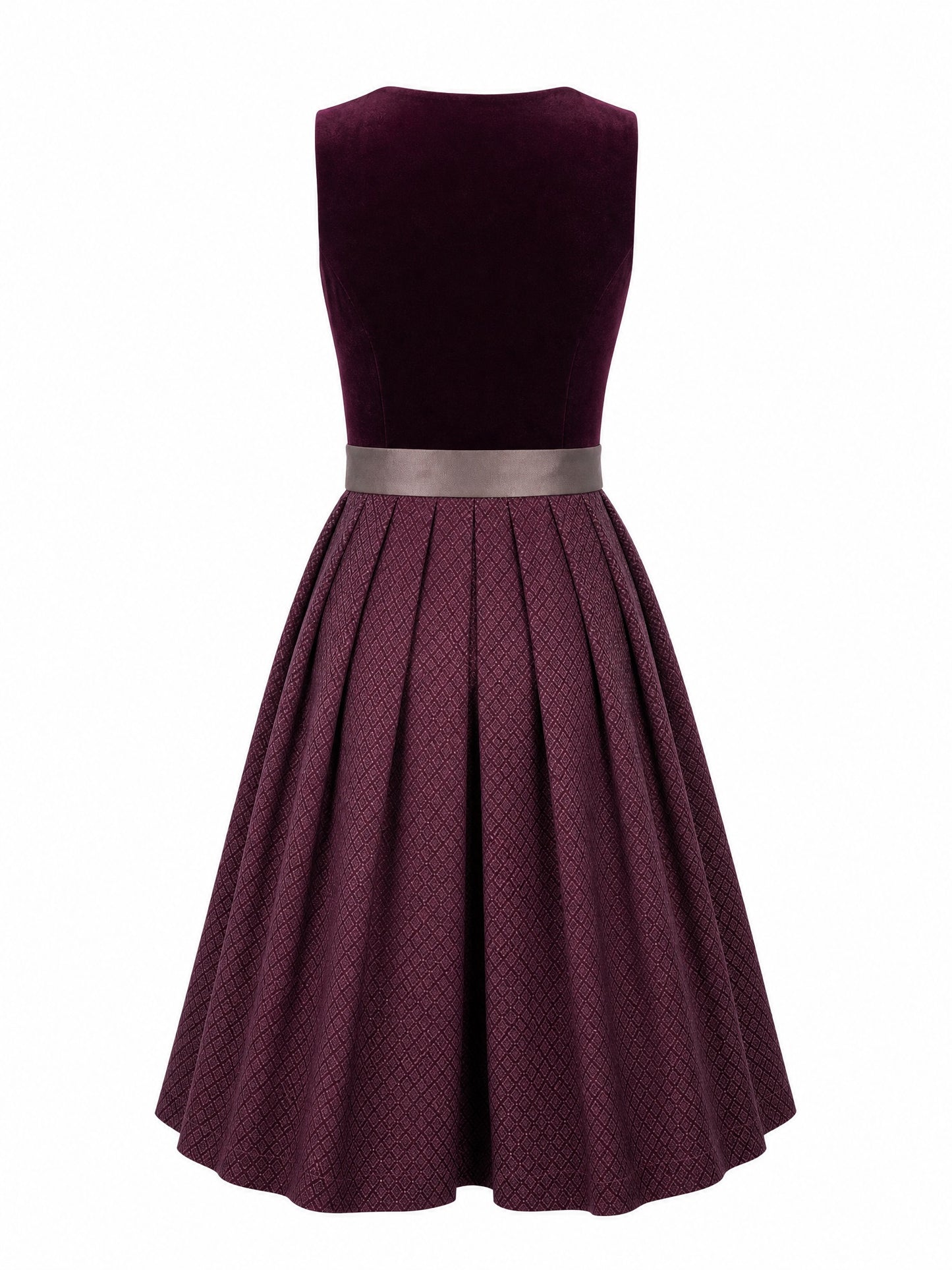 Dirndl Sabrina | Brombeere | Eckig