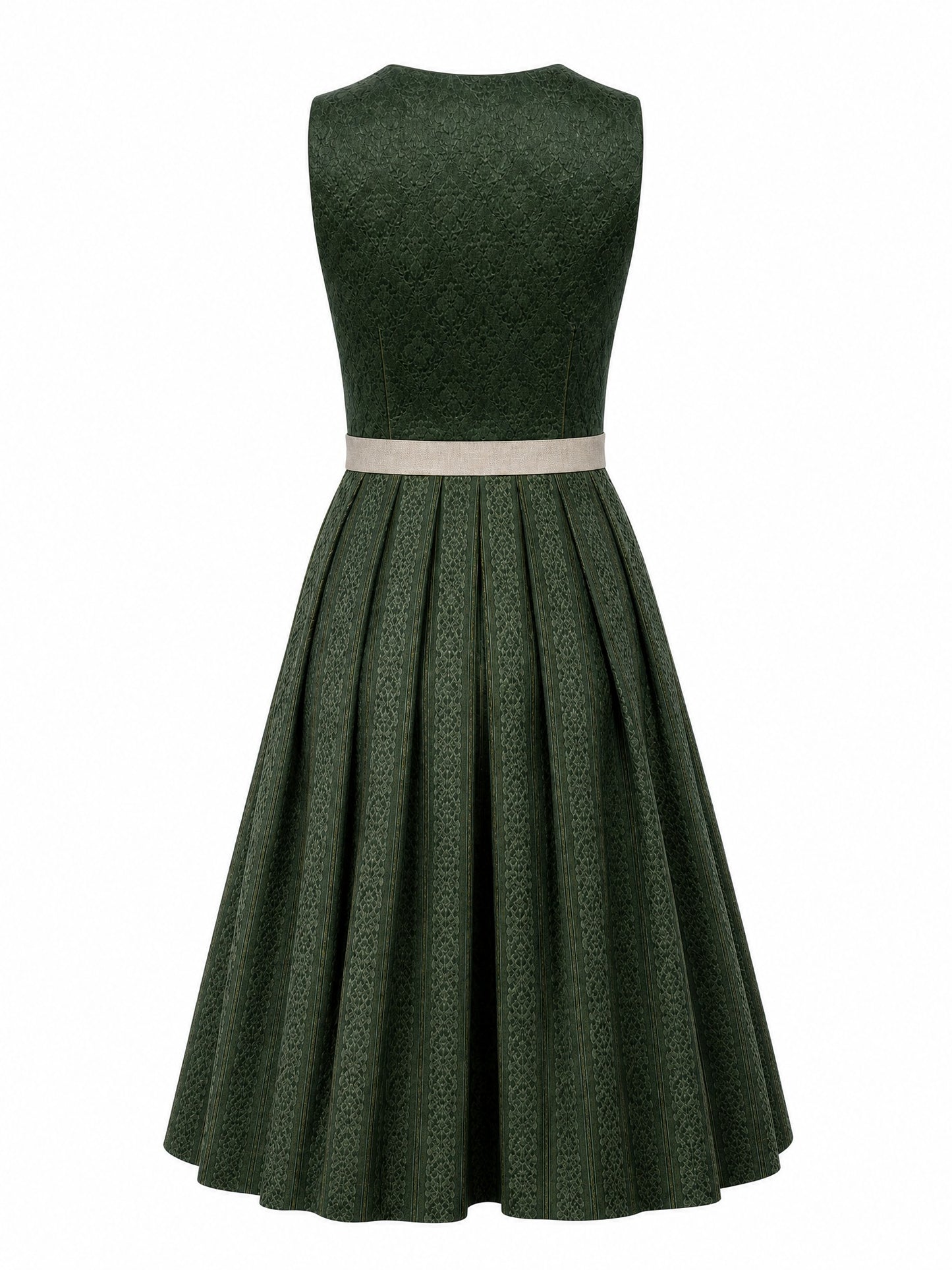 Dirndl Esther | Waldgrün | Eckig