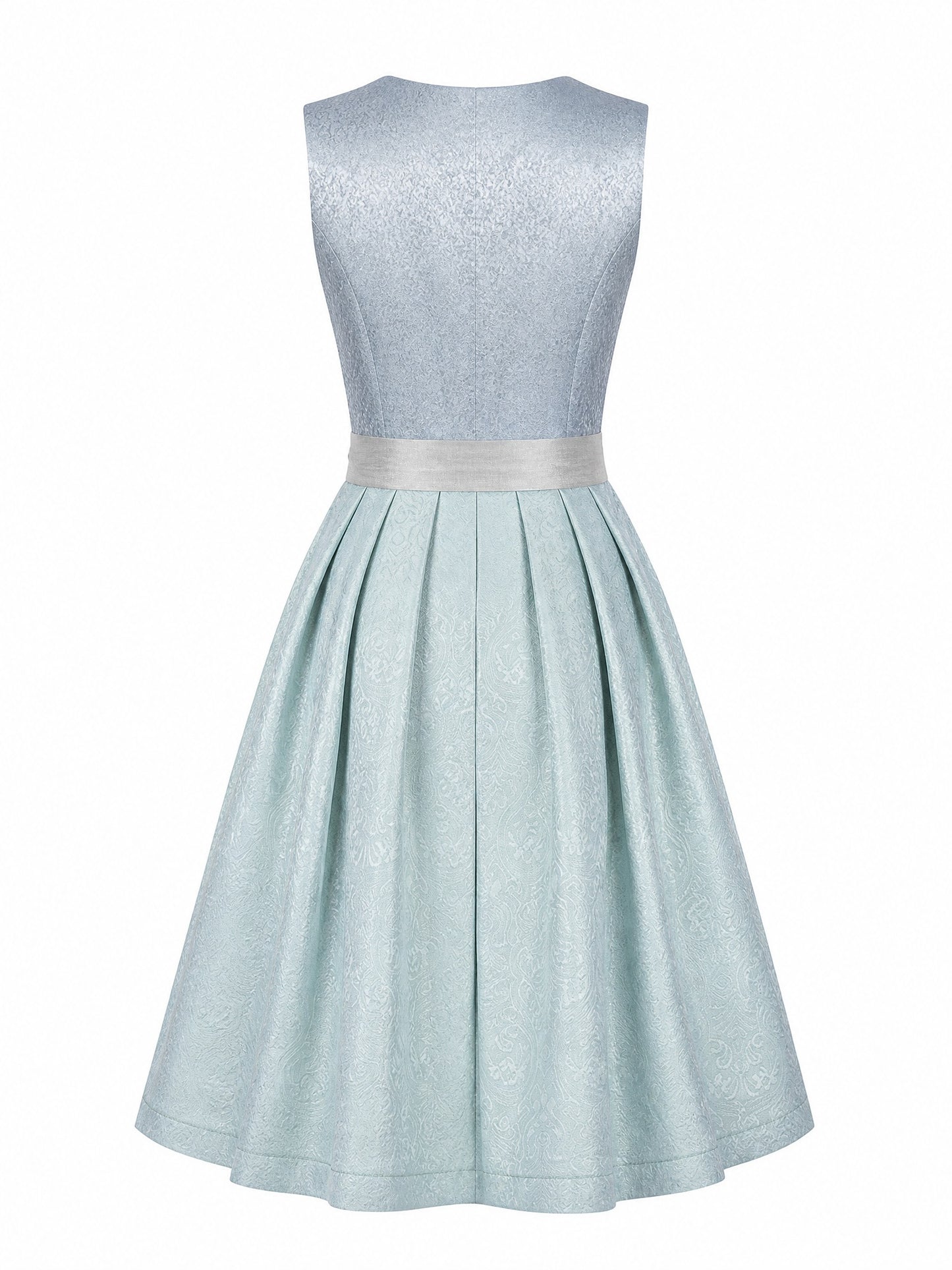 Dirndl Tamara | Eisblau | Eckig