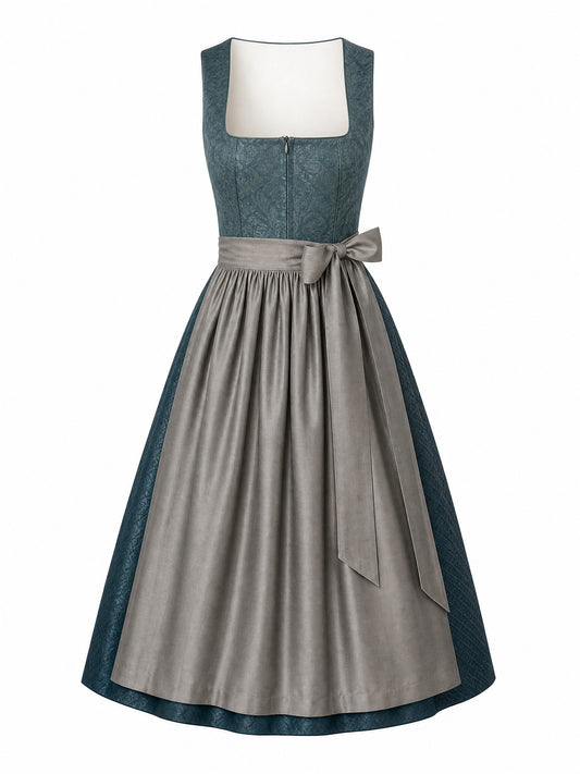 Dirndl Tanja | Rauchpetrol | Eckig